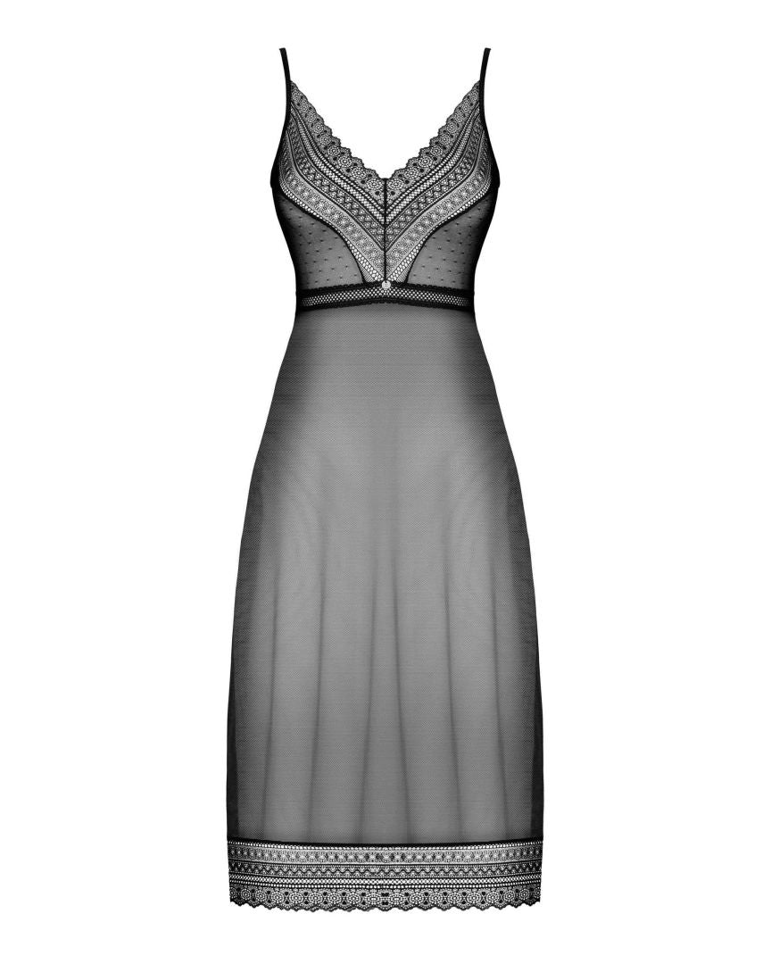 Estiqua nuisette longue noir · Obsessive · vue 5