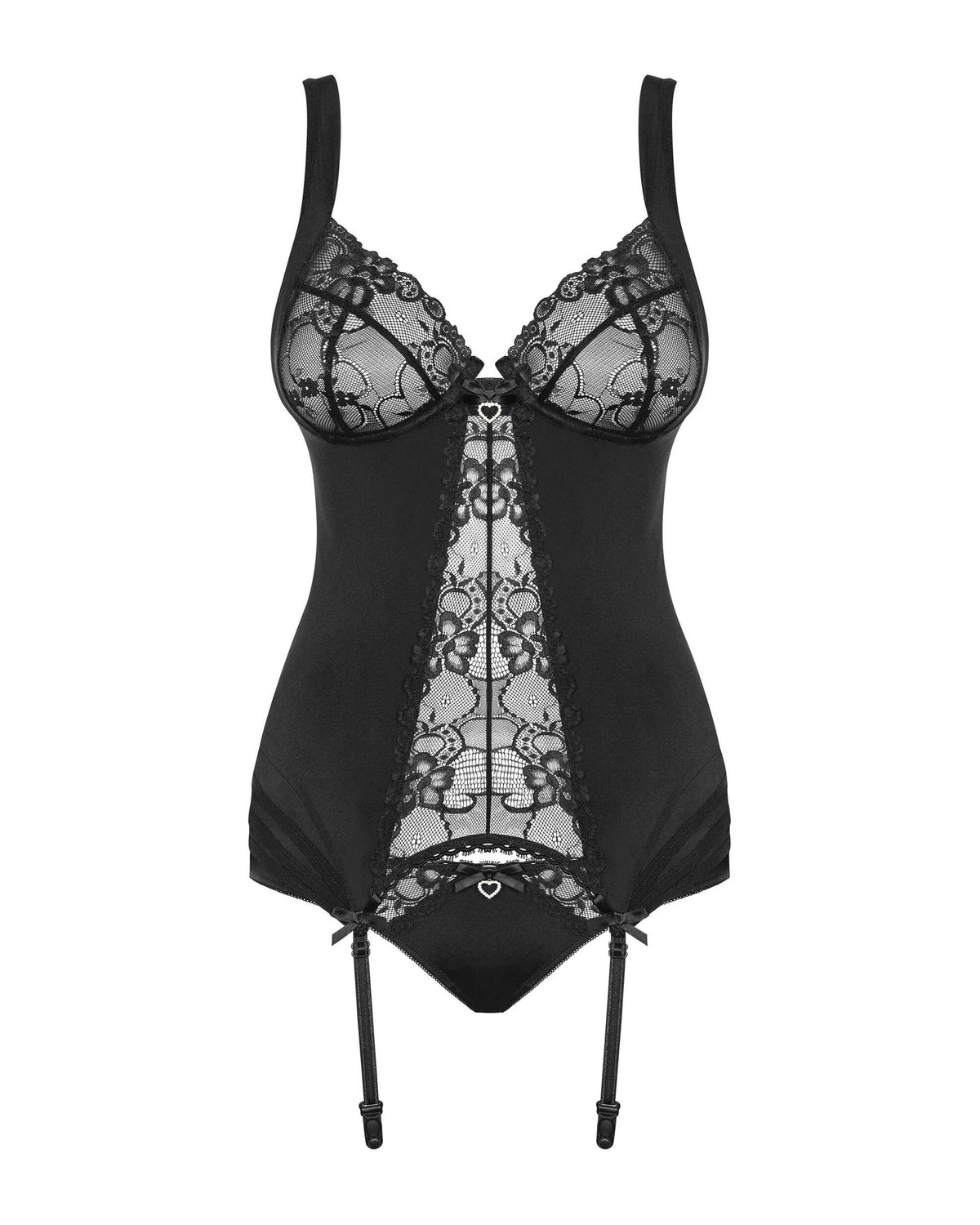 Heartina Guêpière Noir · Obsessive · vue 5
