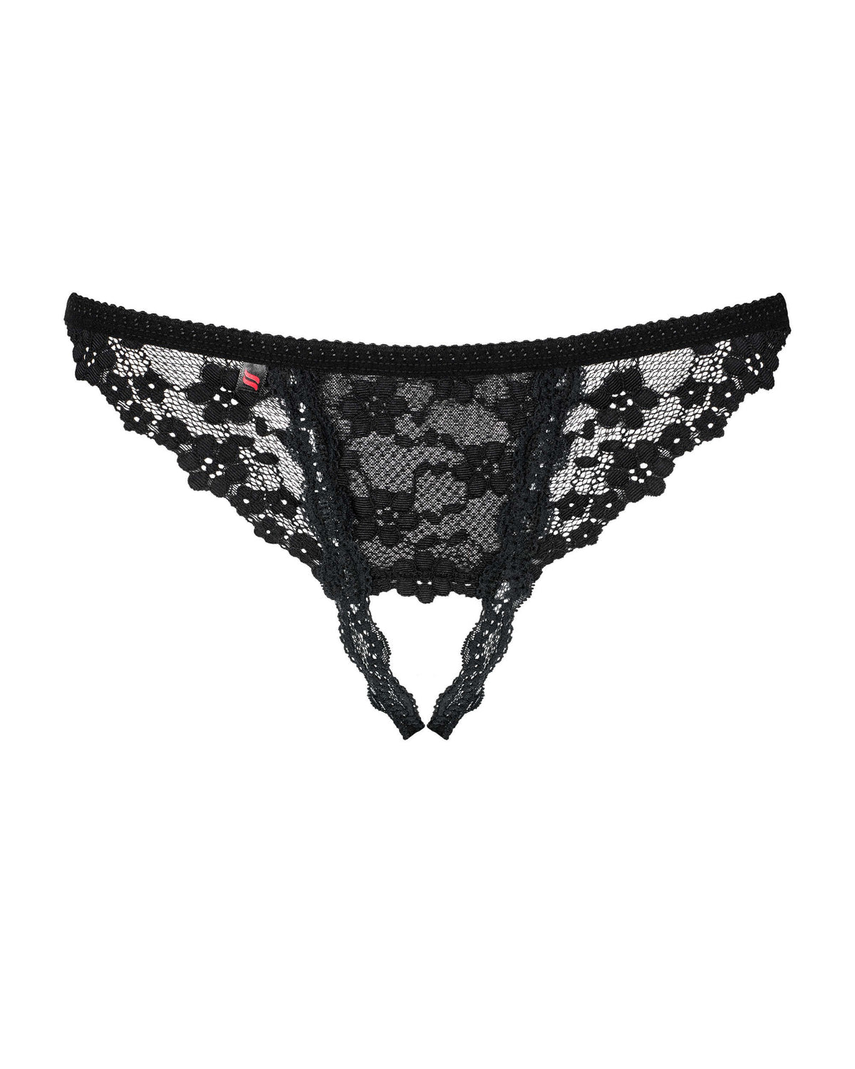 Letica String ouvert Noir · Obsessive · vue 5