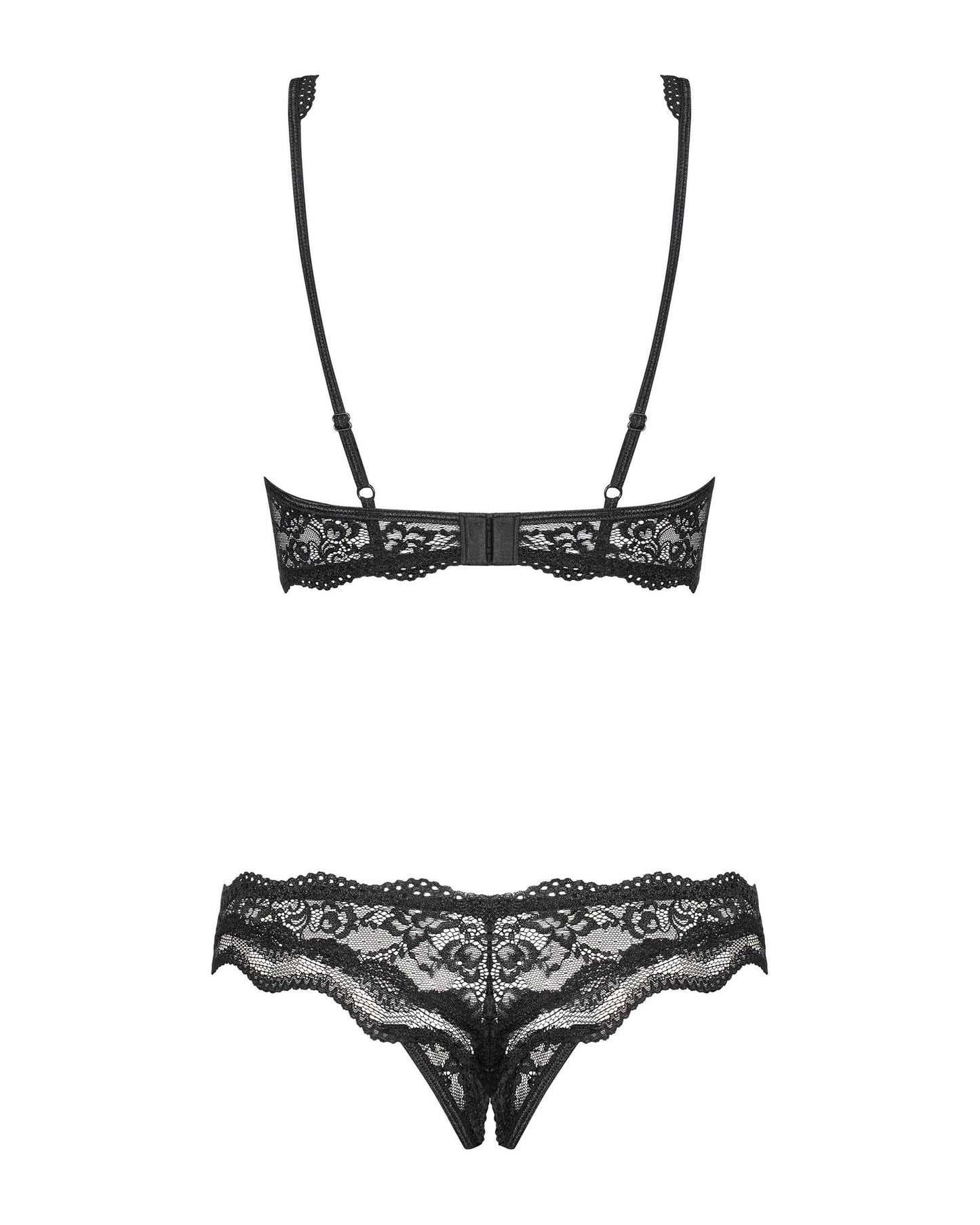 Luvae Ensemble ouvert 2 pcs Noir · Obsessive · vue 5