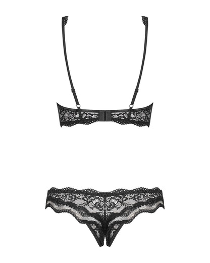 Luvae Ensemble ouvert 2 pcs Noir · Obsessive · vue 5