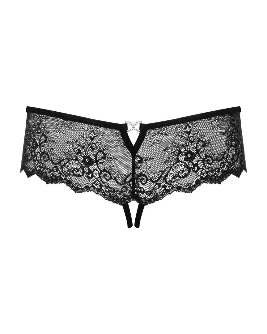 Merossa Tanga ouvert Noir · Obsessive · vue 5