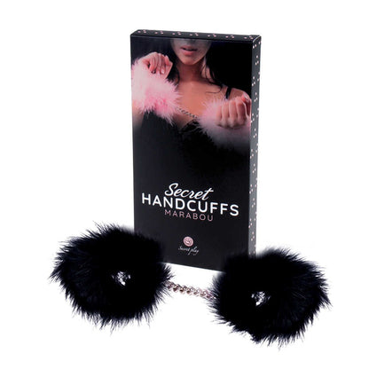 Menottes plumes Noir · Secret Play