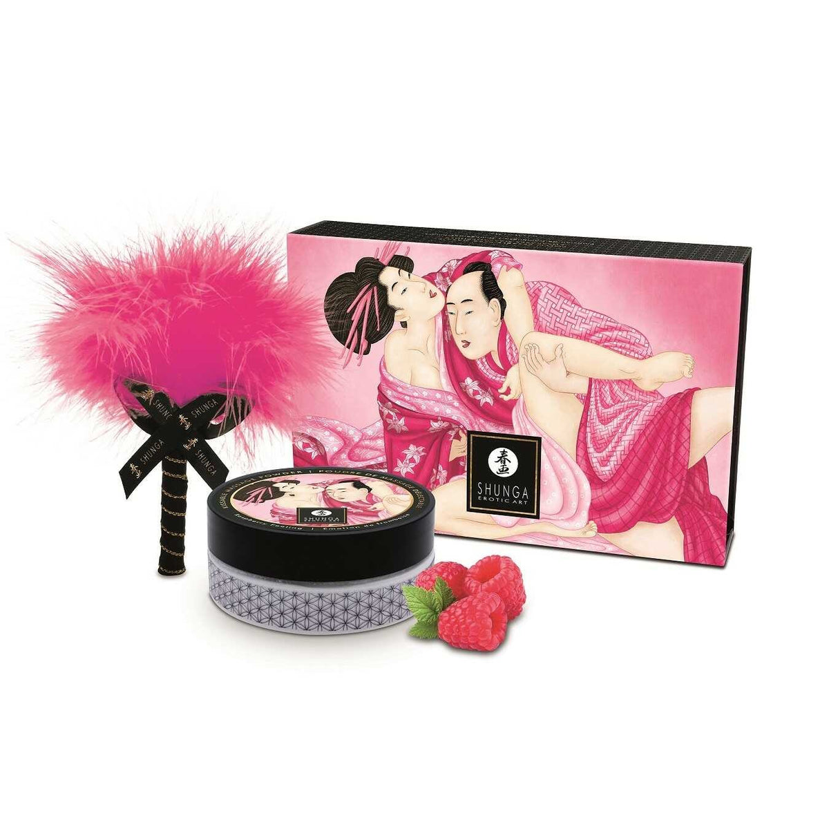 Poudre de massage délectable Emotion de framboise · Shunga