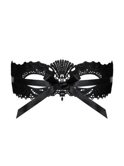 Masque Noir satin · Obsessive · vue 4