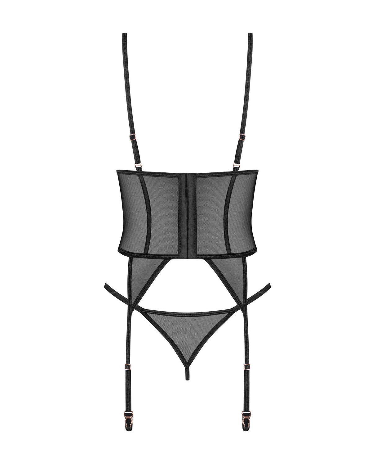 Euridia corset et string Noirs · Obsessive · vue 5