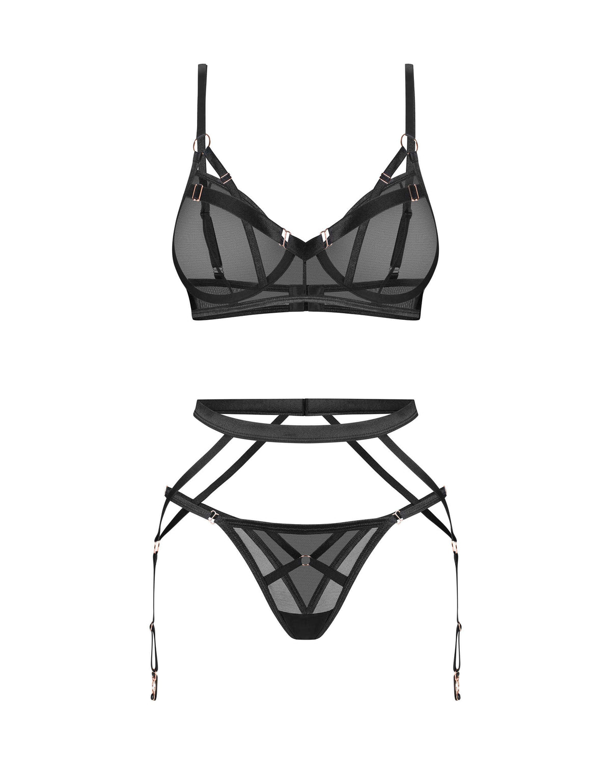 Euridia ensemble 3 pièces Noir · Obsessive · vue 3