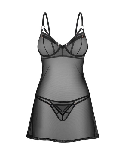 Euridia Nuisette et string Noirs · Obsessive · vue 3