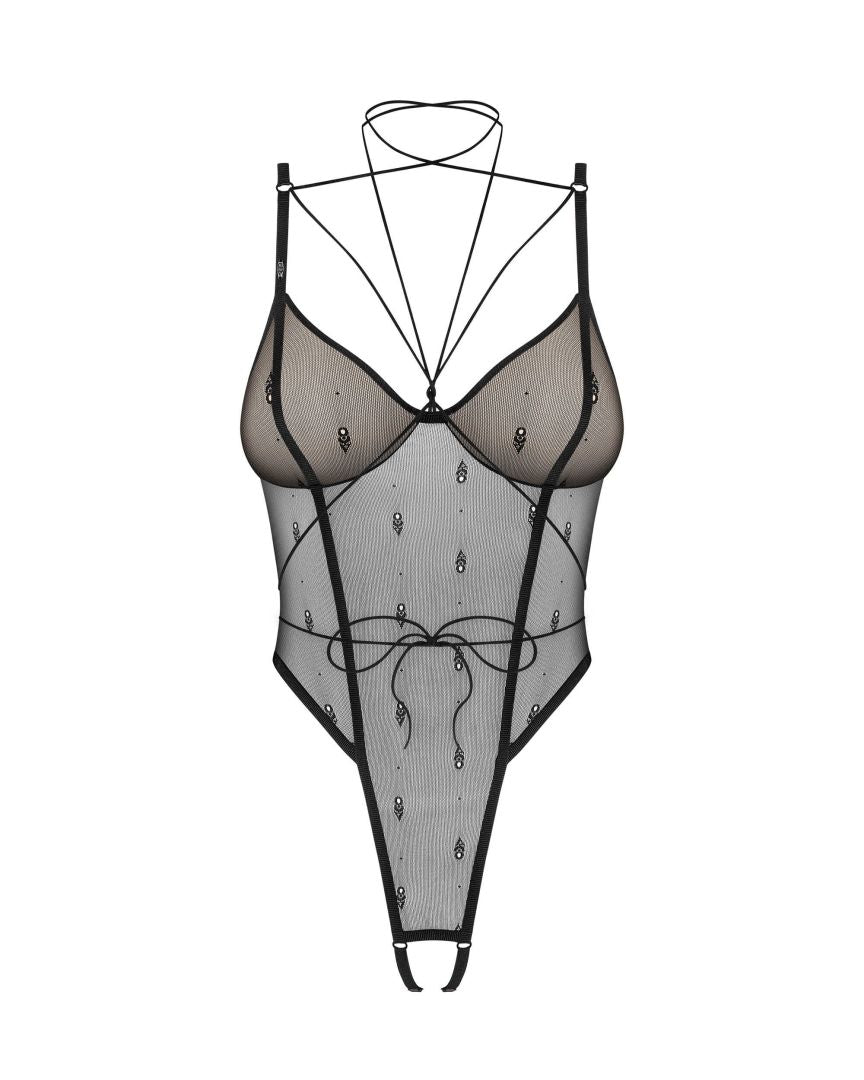 Anniverse special body ouvert et harnais Noirs · Obsessive · vue 4