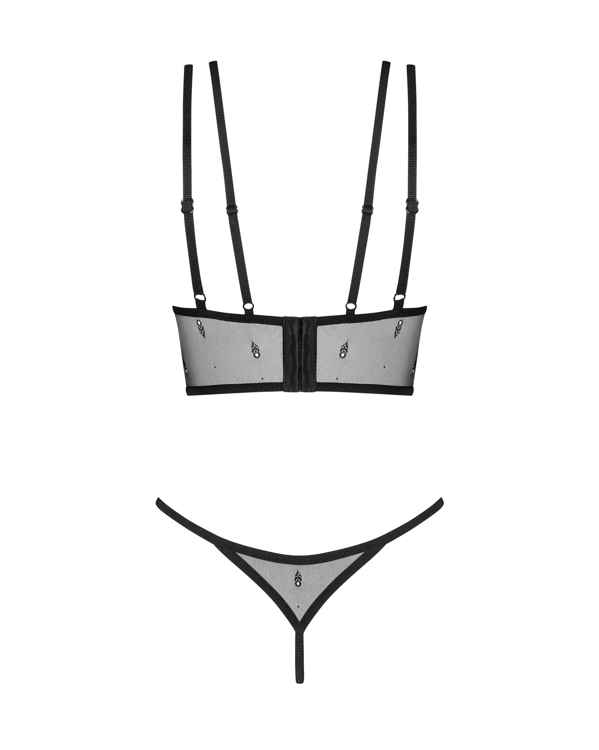 Anniverse special top et string Noir · Obsessive · vue 5