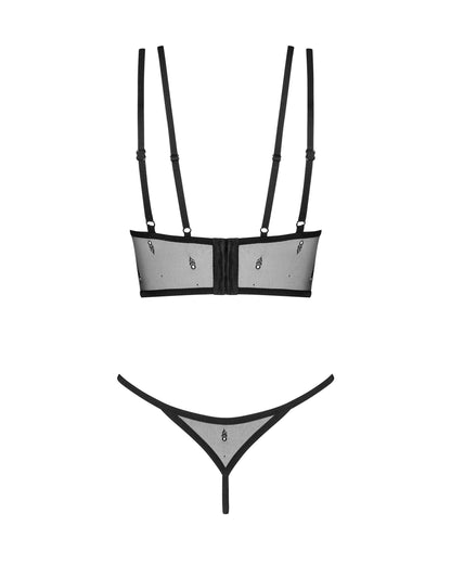 Anniverse special top et string Noir · Obsessive · vue 5