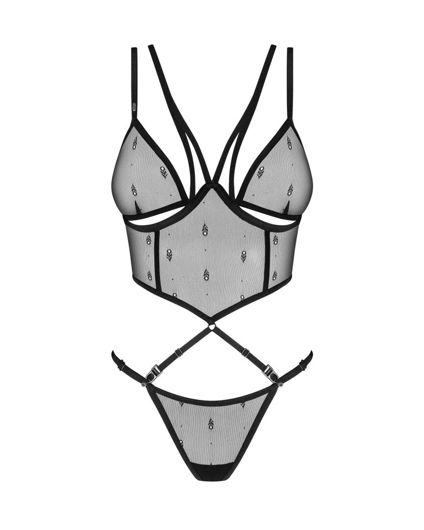 Anniverse special top et string Noir · Obsessive · vue 4