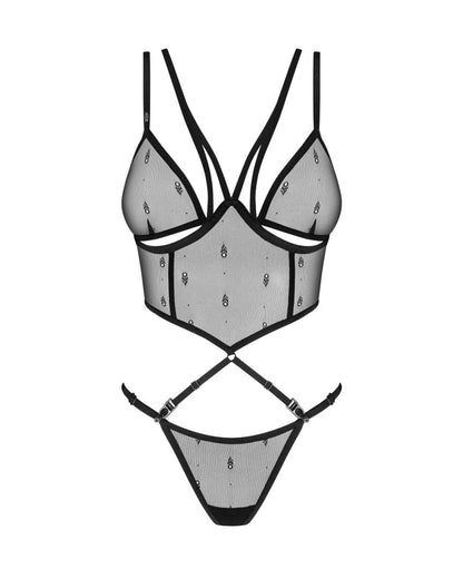 Anniverse special top et string Noir · Obsessive · vue 4