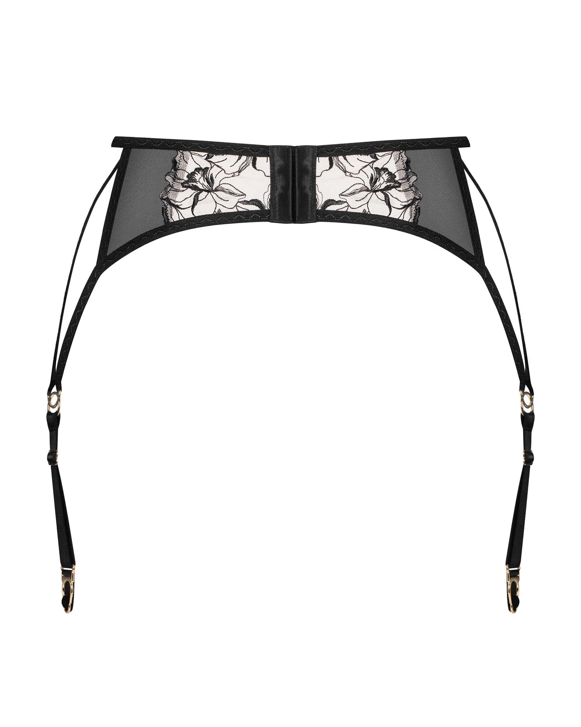 Vila blanes porte-jarretelles Noir · Obsessive · vue 5