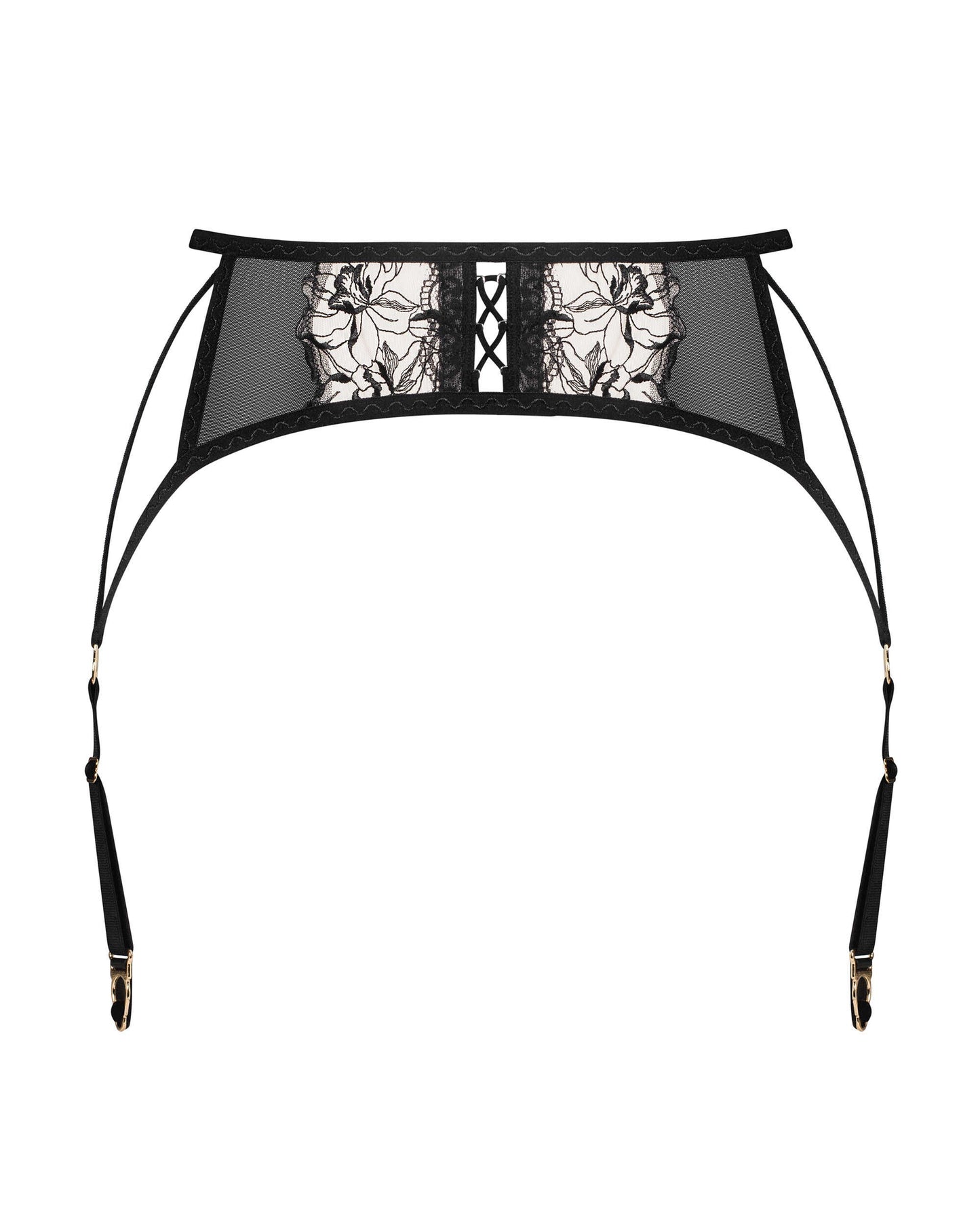 Vila blanes porte-jarretelles Noir · Obsessive · vue 4