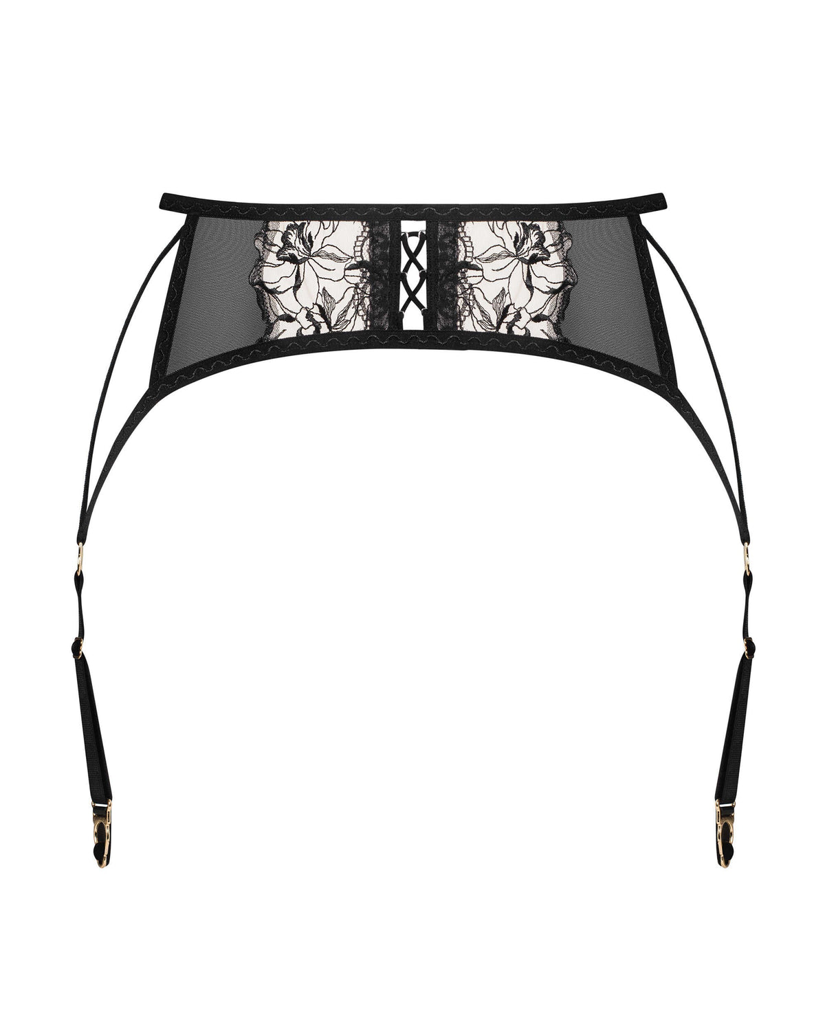 Vila blanes porte-jarretelles Noir · Obsessive · vue 4