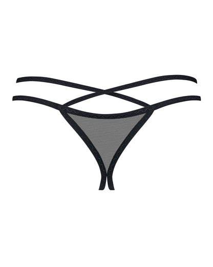 Vila blanes string ouvert Noir · Obsessive · vue 5
