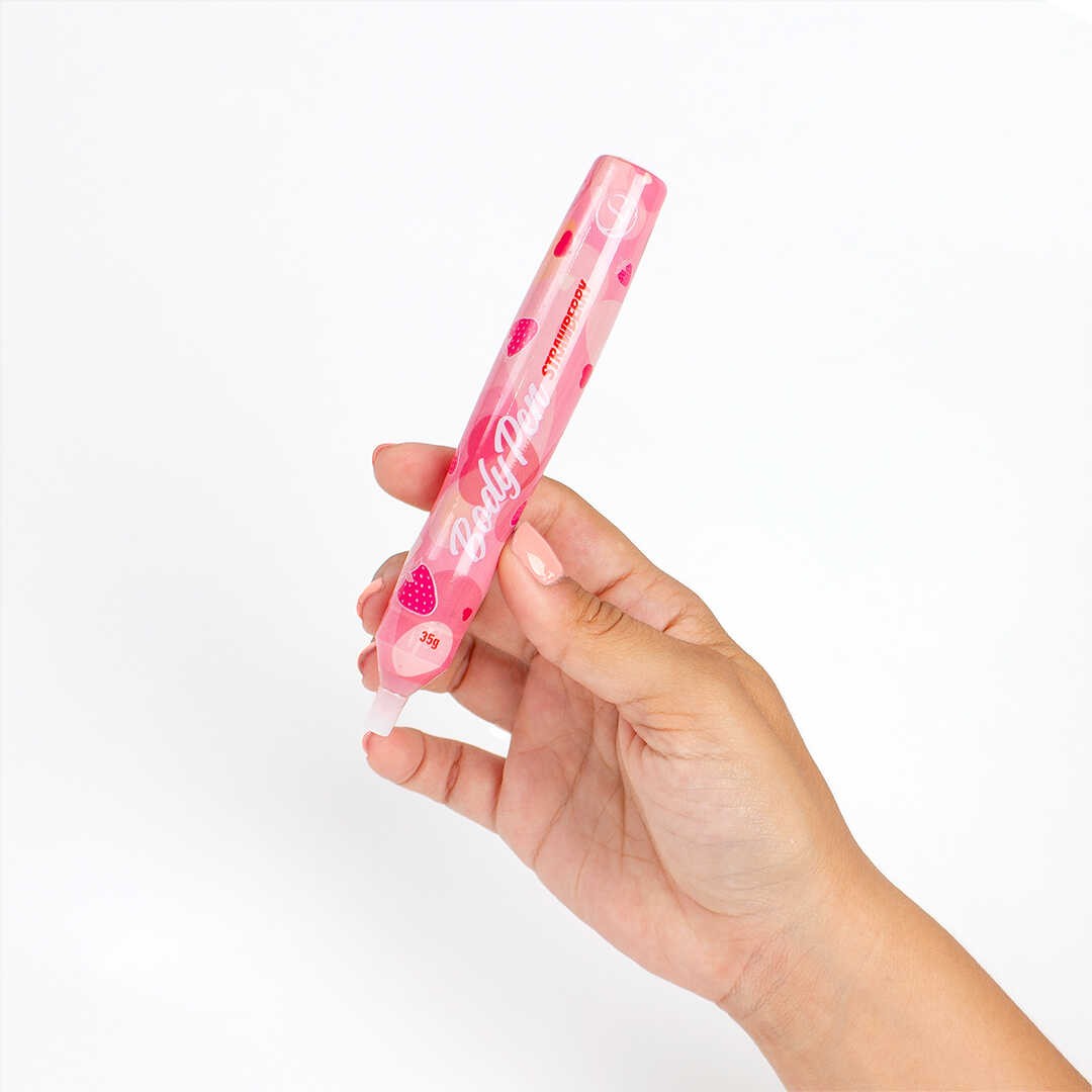Stylo comestible Fraise sans bretelles · Secret Play · vue 4