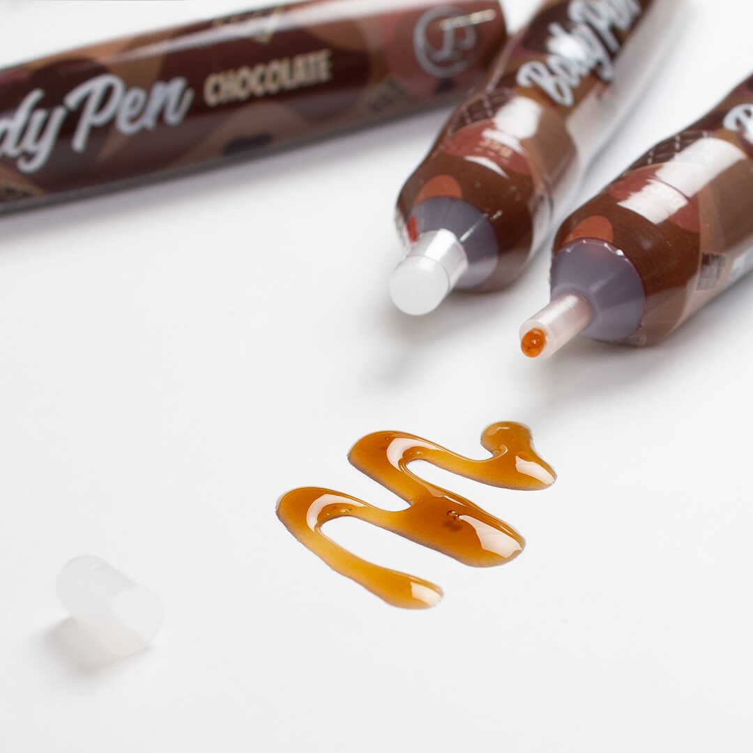 Stylo comestible Chocolat sans bretelles · Secret Play · vue 3