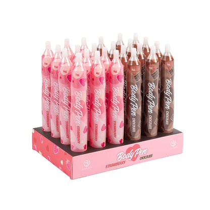 Présentoir stylos comestibles fraise et chocolat Secret Play