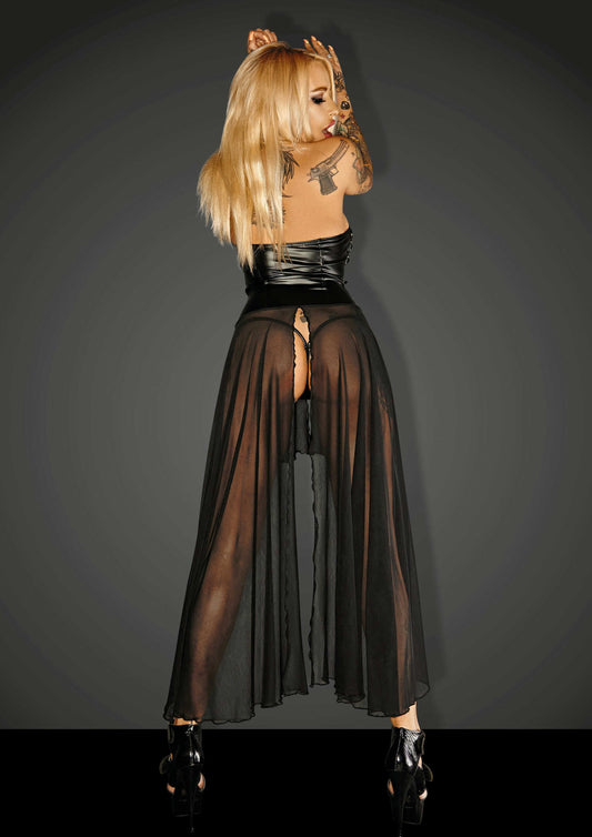 Powerwetlook robe en tulle · Noir Handmade · vue 2