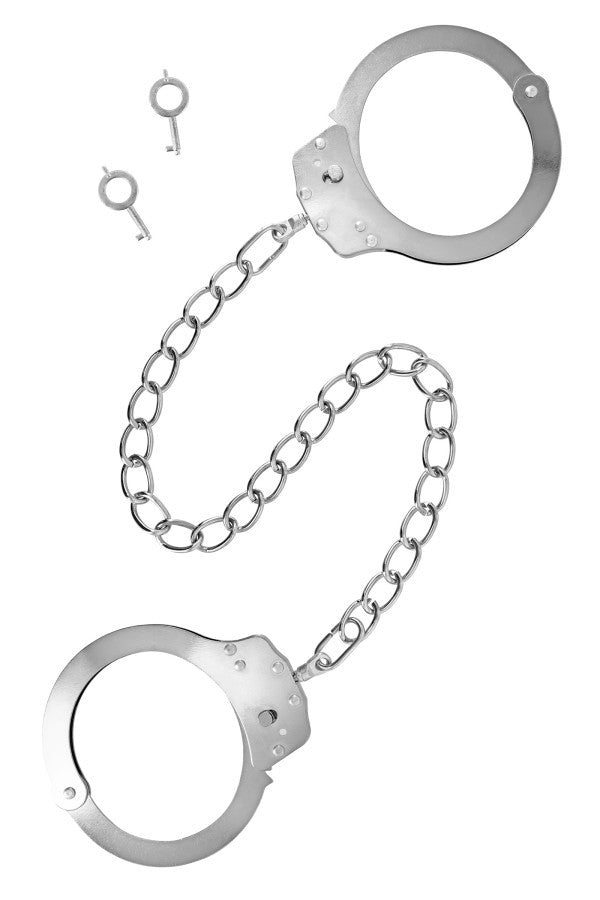 Menottes pour chevilles en métal · Fetish Tentation