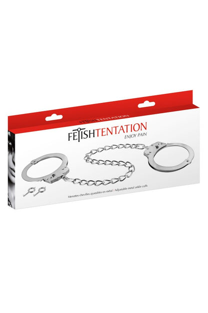 Menottes pour chevilles en métal · Fetish Tentation · vue 2