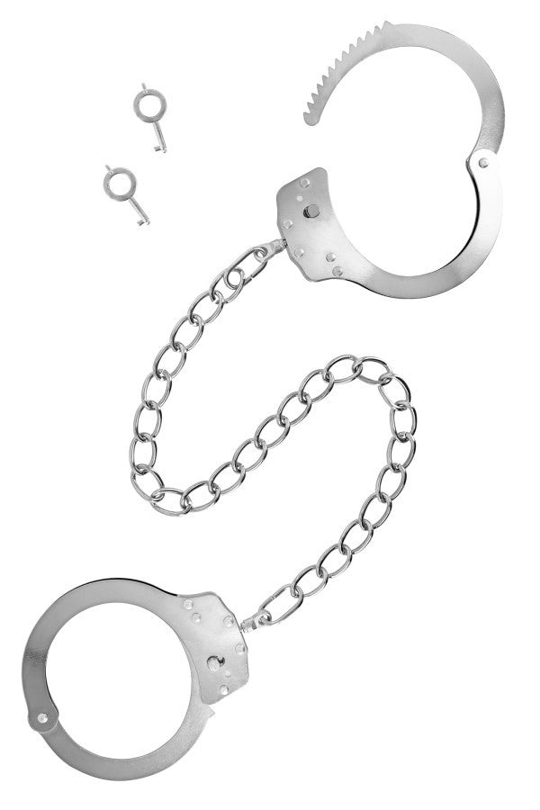 Menottes pour chevilles en métal · Fetish Tentation · vue 3