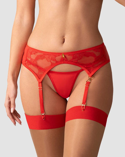 Aliosa porte-jarretelles Rouge · Obsessive · vue 4