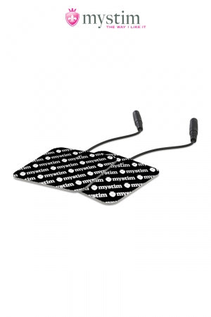Electrodes carrées auto-adhésives · Mystim