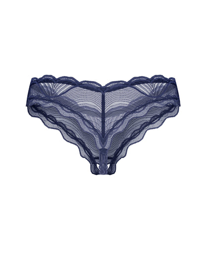 Nightly Blue string ouvert Bleu · Obsessive · vue 5