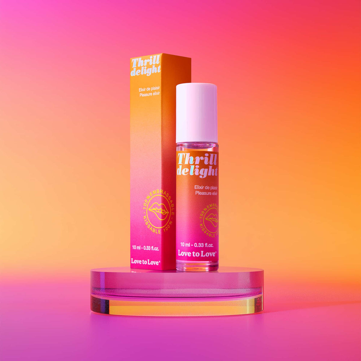 Gel stimulant effet frais roll-on coco Thrill Delight Love to Love