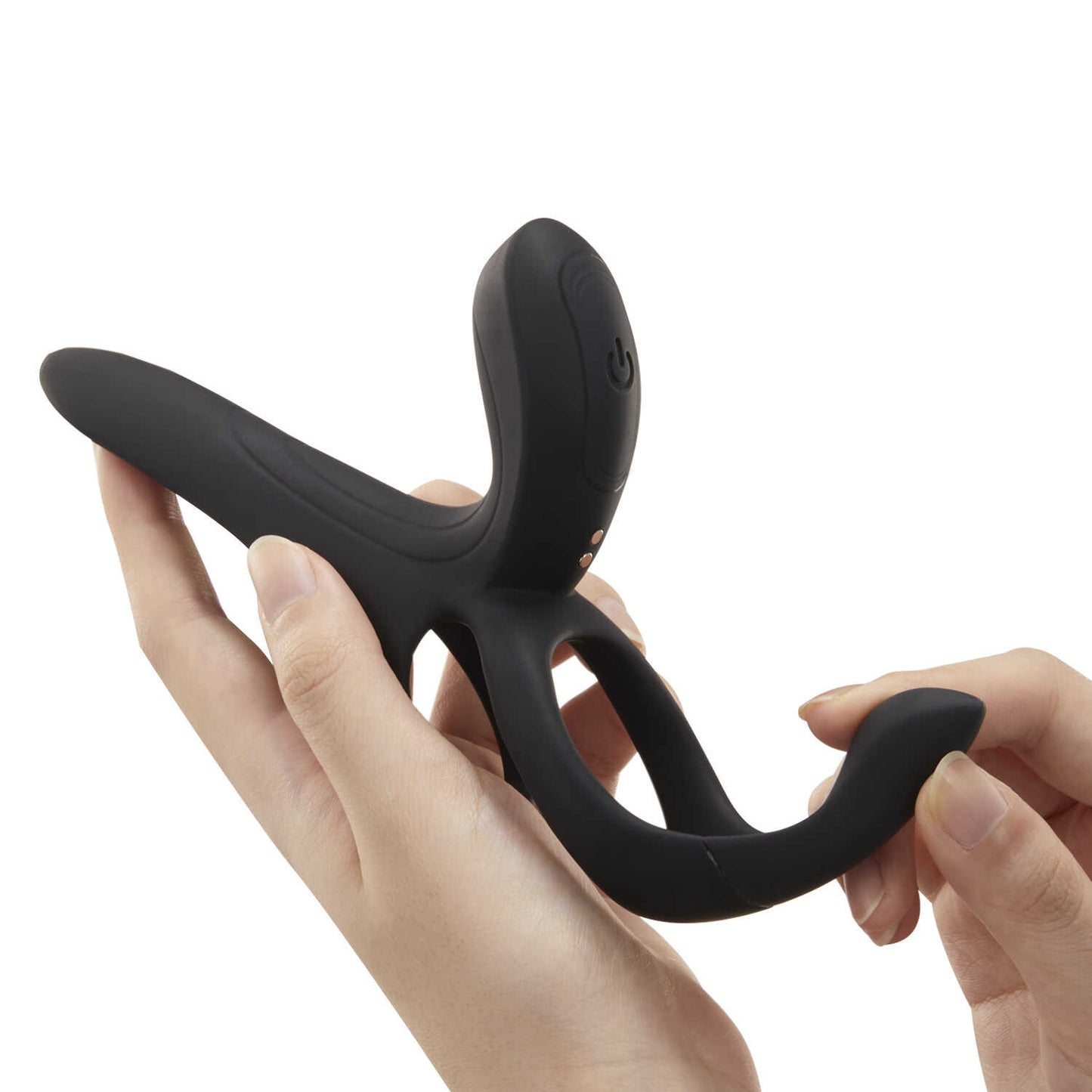 PLEASURE PIVOT Vibromasseur pour couples contrôlé par application Noir · Honey Play Box · vue 3