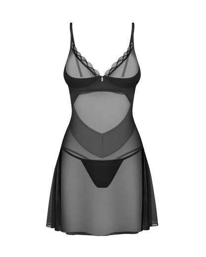 Stelisa nuisette et string Noirs · Obsessive · vue 4