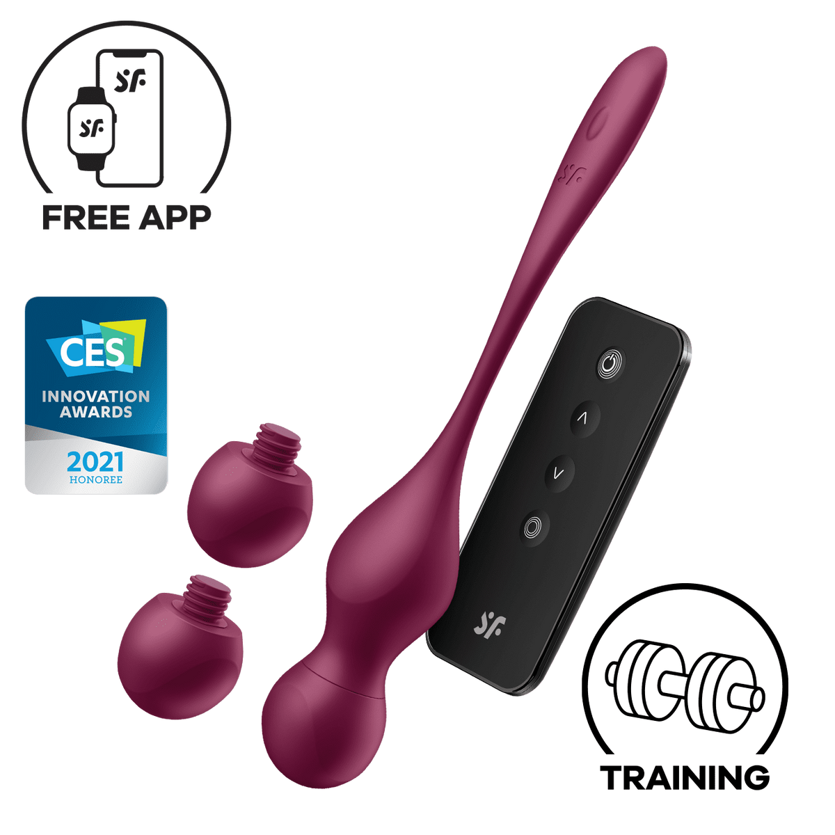 Boules de Geisha vibrantes connectées Love Birds Vary Satisfyer