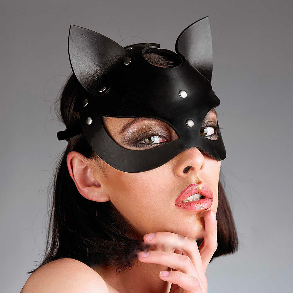 Masque Catwoman Cuir Noir · The Sinners