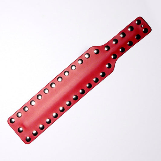 Paddle en Cuir Clous Rouge · The Sinners