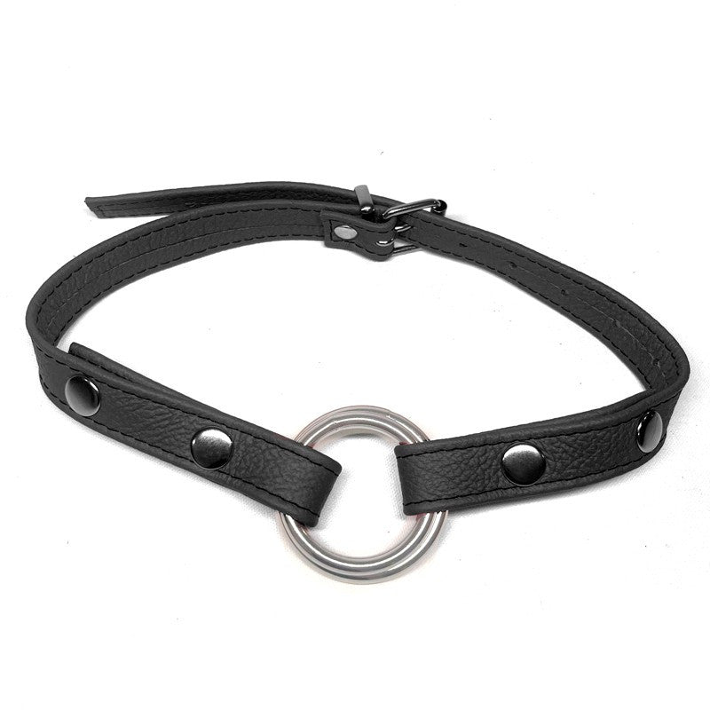 Baillon Anneau cuir noir · The Sinners