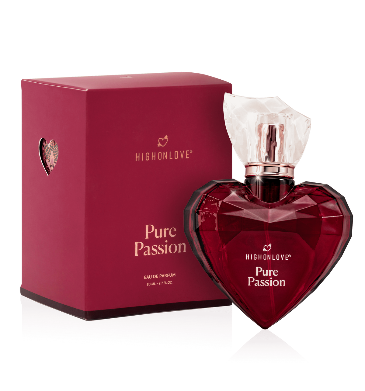 Parfum Pure Passion Une symphonie séduisante de notes aphrodisiaques · High On Love