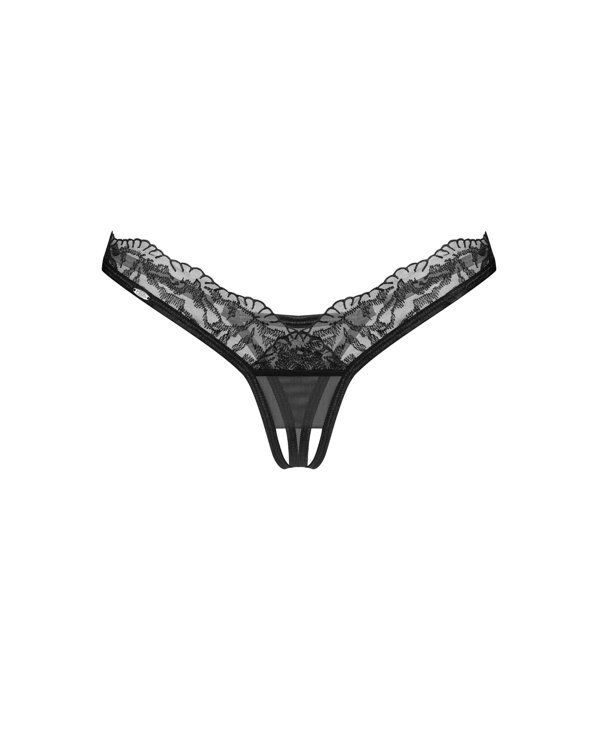 Arrowel string ouvert Noir · Obsessive · vue 4