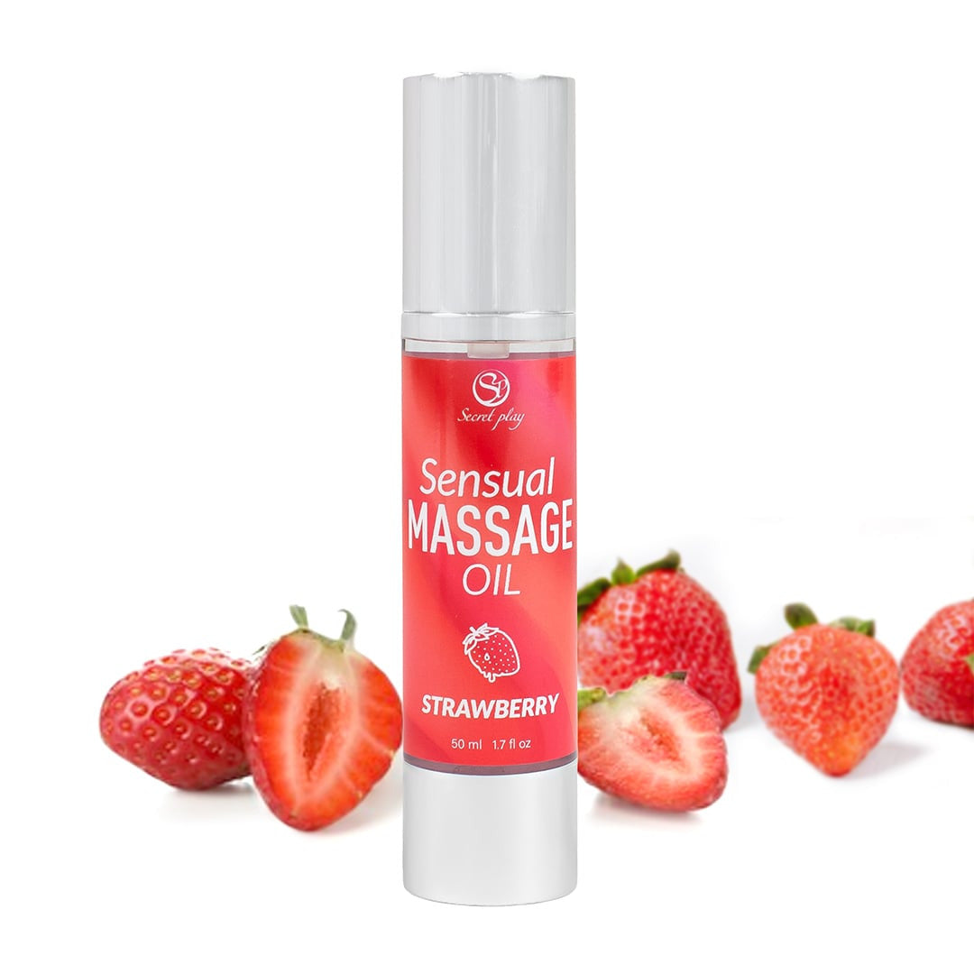 Huile de massage fraise 50 ml · Secret Play · vue 3