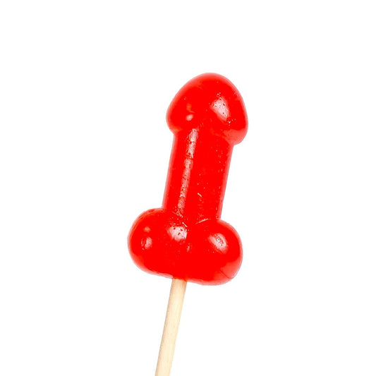 Sucette candy pénis à la cerise avec effet de la chaleur épicé · Secret Play