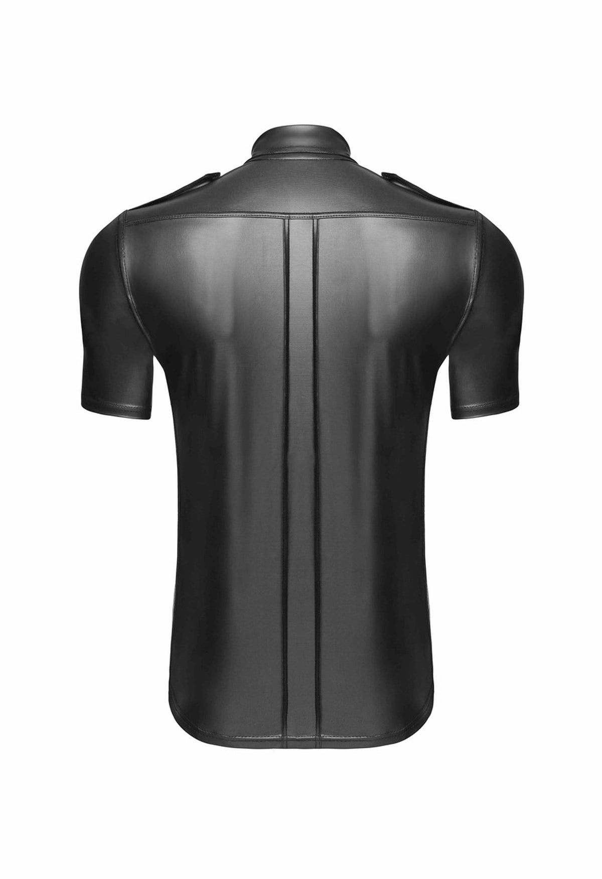 Chemise homme avec poches avant · Noir Handmade · vue 4