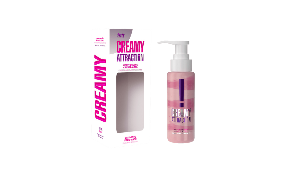 Creamy attraction Seduction Crème et gel de massage embrassable parfum aphrodisiaque · INTT Cosmétiques