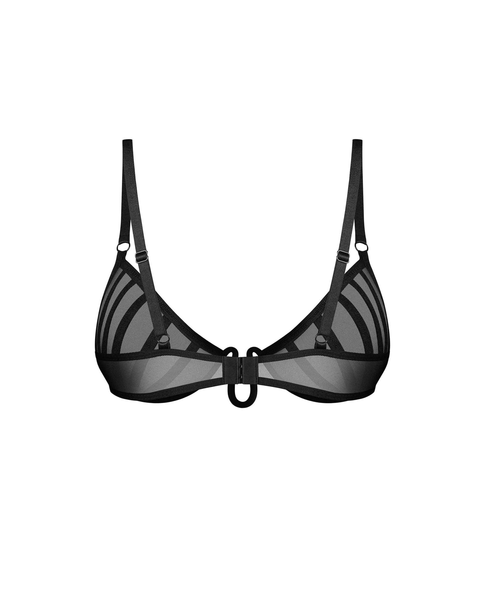 Aurorium demi-soutien-gorge noir · Obsessive · vue 2