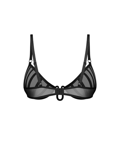 Aurorium demi-soutien-gorge noir · Obsessive · vue 2