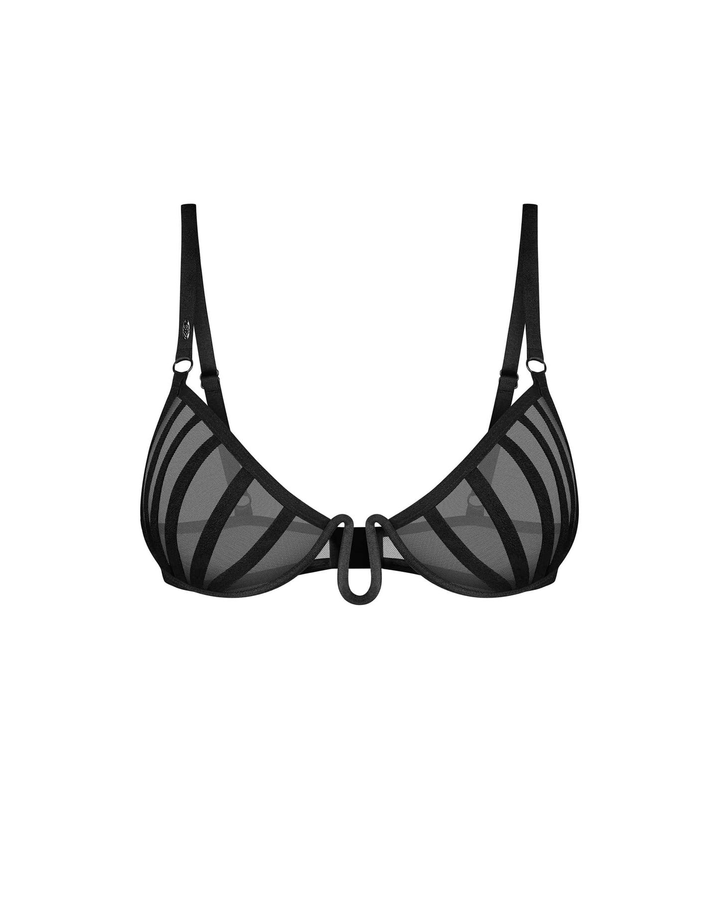 Aurorium demi-soutien-gorge noir · Obsessive