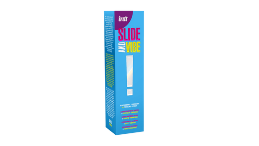 Slide and vibe ! Lubrifiant à base d'eau avec vibration · INTT Cosmétiques