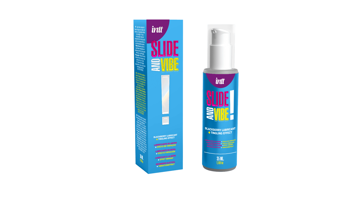 Slide and vibe ! Lubrifiant à base d'eau avec vibration · INTT Cosmétiques · vue 2