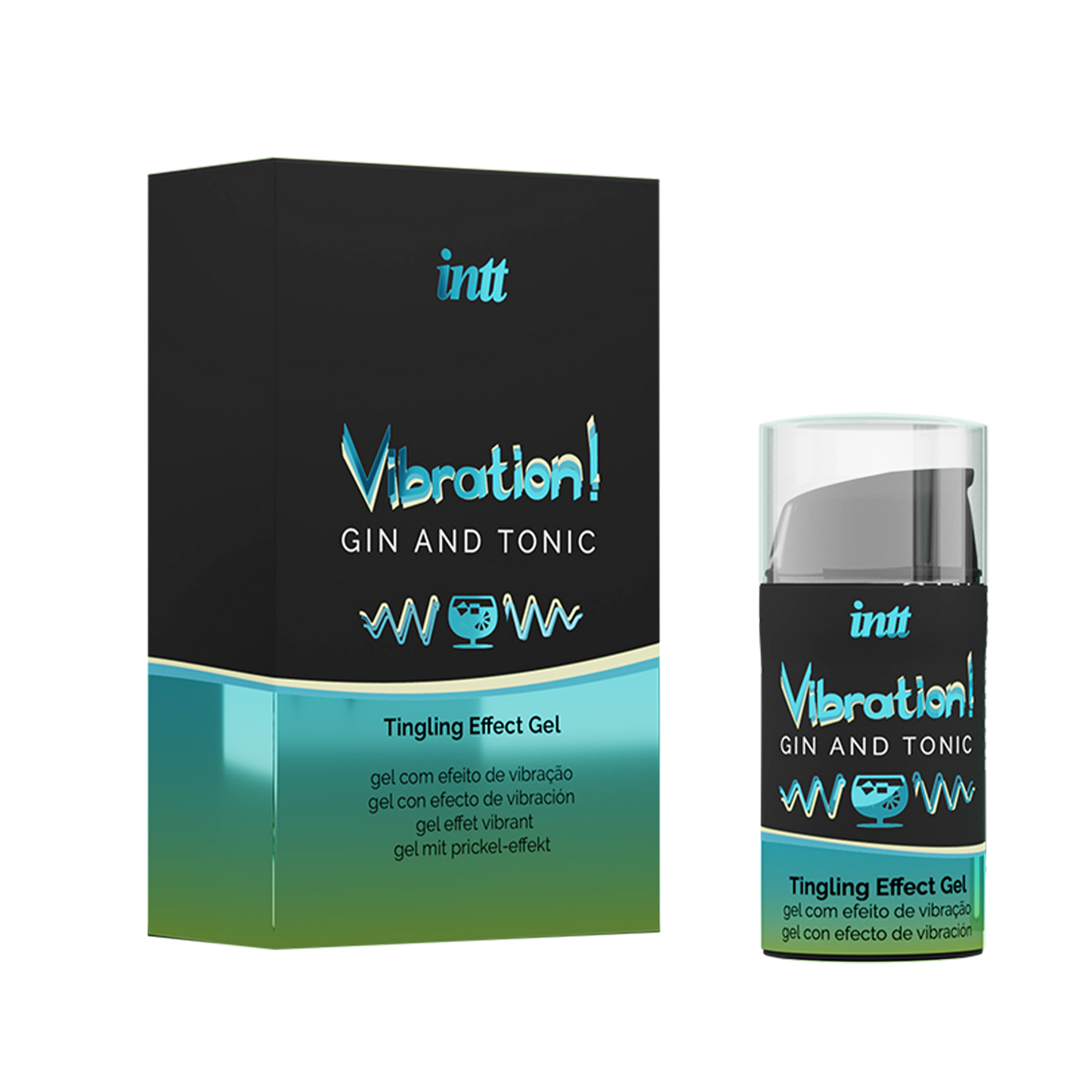 Vibration Gin Tonic ! Vibrateur liquide · INTT Cosmétiques
